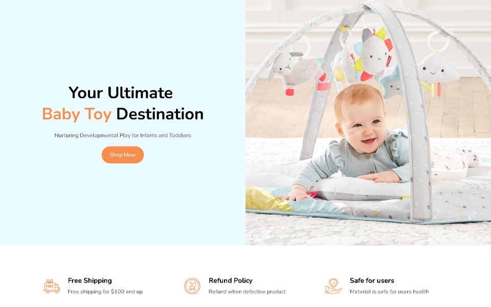 Baby Toy Store page preview