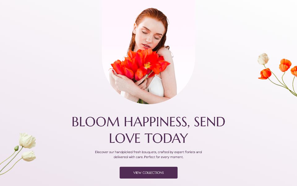Bloom Florist page preview