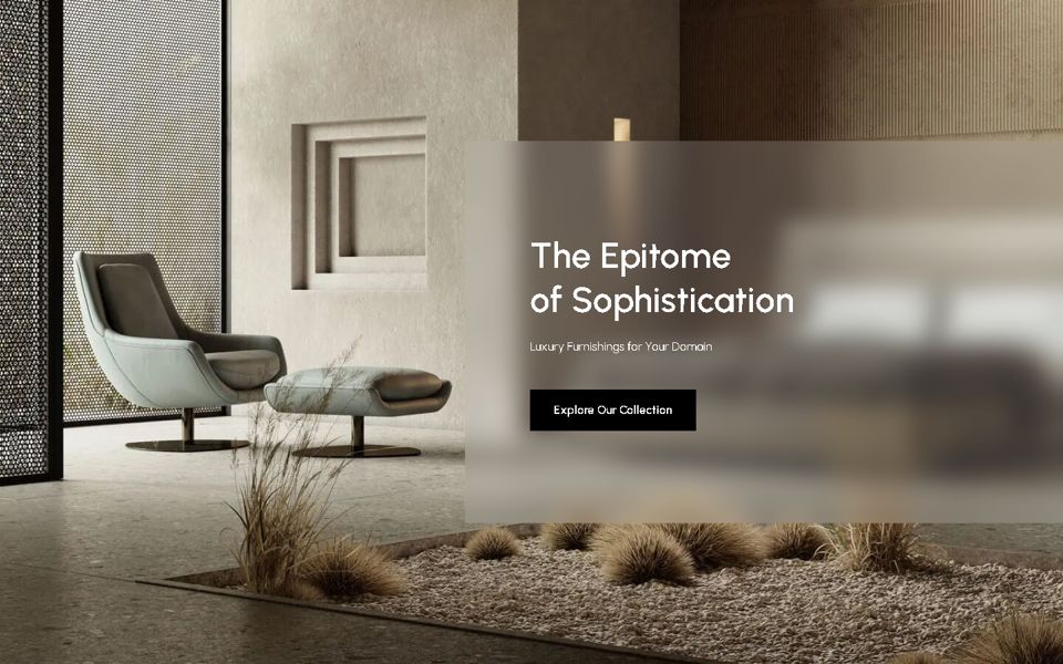 Epitome furniture page preview