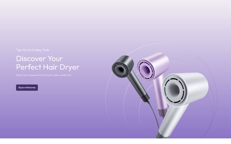 Hair Dryer page preview