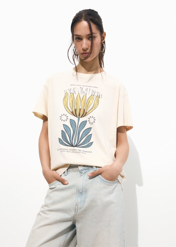 Key graphic T-shirt