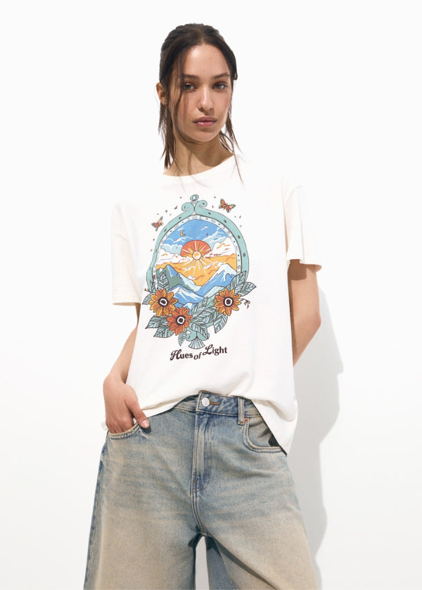 Key graphic T-shirt