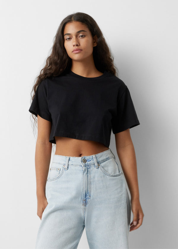 Oversize knit T-shirt