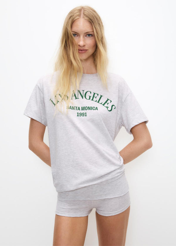 Mermaid graphic T-shirt
