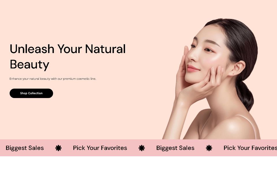 Natural Beauty page preview